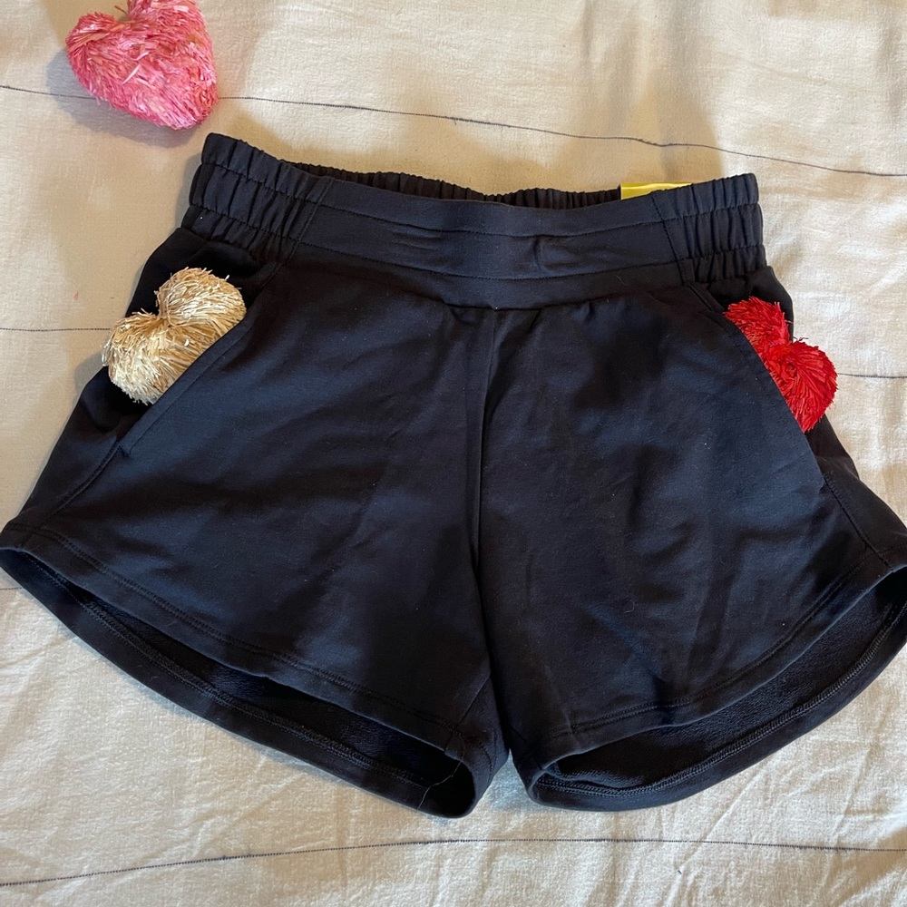NWT All In Motion Women's Size XS Black Mid-Rise Shorts - Picture 1 of 11